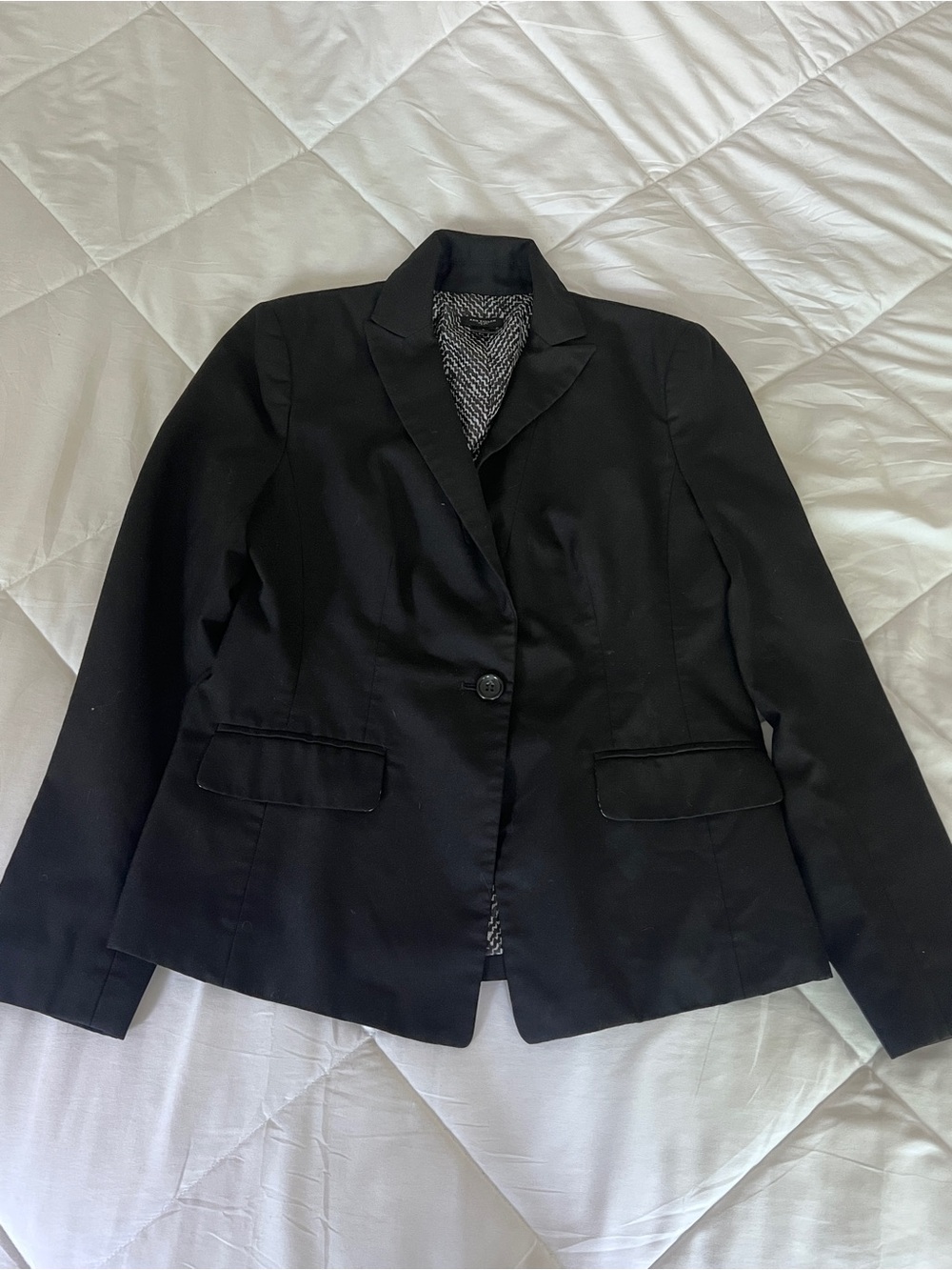 Ann Taylor Black Womens Blazer size 8